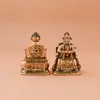 Artesanías de Latón Estilo Antiguo con Motivo de Dragón, Artesanías Coleccionables Estilo Xizang, Estatuas de Buda Envejecidas y Estatuas de Bronce