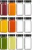 Garrafa de Vidro Jateado Transparente de 2oz da Amazon, Garrafa para Cápsulas Medicinais, Garrafa para Grânulos em Pó de Cordyceps, Garrafa Vazia para Suplemento de Saúde