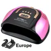 Lámpara para Uñas Sunc4Plus 256 Vatios Temporizador Inteligente Máquina de Fototerapia Secado Rápido Esmalte de Uñas Lámpara de Curado de Gel Secado Rápido Inteligente