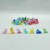 Mini Ornamento de Unicórnio Imitação de Cristal Desenho Animado, Colorido de Alta Transparência e Super Fofo, Decoração Criativa para Mesa e Acessórios Fofos