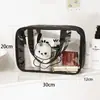 Bolsa de Cosméticos Nueva de Alta Calidad 2025 PVC Impermeable Dibujos Animados Anime Bolsa de Almacenamiento Bolso de Mano Portátil para Mujer para Salir