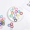 Acessórios Pindou cordão de mola de plástico chaveiro cordão de mola para celular anti-perda cordão de mola retrátil chaveiro com anel duplo