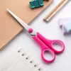 Tesoura de Escritório em Aço Inoxidável, Material Escolar para Estudante, Tesouras para Artesanato DIY, Ferramentas Domésticas para Cortar Papel, Conjunto de Tesouras Artísticas Cartoon