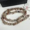 Negro Natural Oro Super Siete Redondo Asimétrico Espaciador Semiacabado Pulsera DIY Cadena para Clavícula Color Oro Super Siete Cuentas Planas Grava