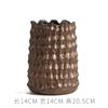 Vaso de cerâmica retrô simples flor seca flor arranjo de flores modelo quarto decoração suave decoração de casa decoração