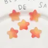 Caramelo suave simulación amor estrella de cinco puntas diy funda para teléfono móvil pasador agujero para goma elástica parche para zapatos material accesorios al por mayor