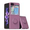 Funda Adecuada para Teléfono Móvil Samsung Zflip8 Zflip7 Silicona Líquida Z6/ 50% de Descuento Soporte Plegable Funda Protectora de Cobertura Total Anti-Caída