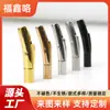 Hebilla de presión gruesa de acero inoxidable para pulsera de cuerda de cuero, hebilla de conexión, hebilla de cuerda de acero de titanio, hebilla de resorte de presión, accesorios de joyería para bricolaje