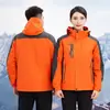 Rush Clothing Reparo Automotivo Entrega Expressa Jaqueta Acolchoada de Algodão Roupas para Exterior à Prova de Frio Macacão Acolchoado Quente Removível Estampa