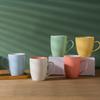 Taza sencilla con logotipo impreso esmaltado, regalo de graduación creativo, taza ligera fija, regalo de negocios, taza de café, taza de cerámica