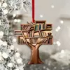 Pendente Memorial para Amantes de Livros 2023 Pingente de Decoração de Natal Pingente Vintage