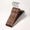 Perchas de Madera para Uso Doméstico, Perchas de Madera Maciza, Antideslizantes, Sin Marca, Adecuadas para Tiendas de Ropa, Perchas para Hombres y Mujeres, Perchas para Pantalones, Al Por Mayor