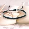 Kkbead Pulsera Tejida a Mano de Cinta Estilo Étnico Colombiano Nepalí Cadena de Cuentas Tendencia Personalizada