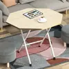 Mesa Plegable Mesa para Comer Simple Dormitorio Hogar Plegable Casa de Alquiler Mesa Pequeña Mesa Redonda Plegable Mesa de Comedor