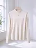 Suéter de Punto con Cuello Medio Alto Estilo Coreano para Mujer 2026 Otoño Nueva Llegada Ajustado Capa Interior Ropa de Mujer Top Básico