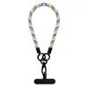 Correa de Muñeca para Lanyard de Teléfono Móvil con Acabado de Alta Gama, Autocierre, Antiperdida, Desmontable, con Almohadilla, Correa Corta de Poliéster para Mano