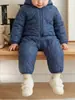 Ropa de Algodón para Bebés y Niños Pequeños Otoño/Invierno 2026, Ropa para Recién Nacidos, Trajes para Gatear, Conjuntos Calentitos de Algodón para Exteriores, Engrosados