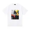 Camisa Roxa Masculina Feminina High Street Camisetas Masculinas 2024Ss Whi