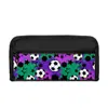 Estuche para Lápices Nuevo Modelo Transfronterizo con Estampado del Mundial de Fútbol, Bolsa de Almacenamiento para Papelería, Estuche Grande de Gran Capacidad para Estudiantes