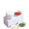 Tiktok cozinha alho puxando artefato doméstico mini manual alho fazendo máquina de recheio de carne moedor de carne chili gengibre alho moedor de alho