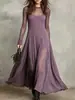 2026 Nuevo Conjunto de Vestido de Dos Piezas de Malla Patchwork Sexy y Elegante para Mujer Europea y Americana
