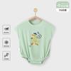 Fibra de Bambu Envoltório de Manga Curta para Bebê Roupa Mijão Fina Roupa de Recém-Nascido para Meninos e Meninas Roupa de Casa para Bebê Roupa para Ar Condicionado Verão