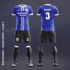 Comércio Exterior Uniformes de Futebol Personalizados Masculino Verão Impressão Digital 3D Conjuntos Esportivos Manga Curta Uniformes de Time Uniformes de Treinamento para Competição Atacado