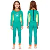 Roupa de Natação Infantil 2,5mm Manga Longa para Meninas, Crianças de Tamanho Médio e Grande, Peça Única Proteção Solar Secagem Rápida Roupa de Mergulho para Meninos