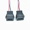 Enchufe de alimentación montado en panel LN-068 con cable, toma de corriente externa de clip para equipos pequeños