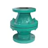 Válvula de retención Shenyang H40J-10 Dn80 Válvula de retención de flotador con revestimiento