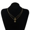 Novo colar de amor de óleo caindo feminino leve luxo nicho design sentido suéter corrente elegante longo outono e inverno acessórios atacado