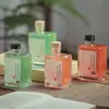 Garrafas de Vinho de Frutas em Estoque para Atacado, Garrafas Quadradas de Vinho de Frutas Ameixa Verde Caseiro para Servir, Garrafas para Fermentação Doméstica
