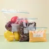 Sacos de vedação para alimentos domésticos, sacos de armazenamento para refrigeração de vegetais, sacos de conservação para geladeira em caixa, sacos espessados para vedação e porcionamento de alimentos