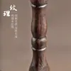 Soporte de cepillo colgante de 12 pines Soporte para bolígrafos de madera maciza Madera de ala de pollo Soporte para cepillos de grifo Soporte colgante para bolígrafos para principiantes y estudiantes