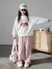 Conjunto de Ropa de Otoño para Niñas 2026 Nuevo Estilo Niños Estilo Coreano Conjunto Super Atractivo Niñas Grandes Otoño Deportivo Conjunto de Dos Piezas