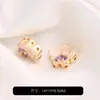 Cuentas Espaciadoras de Zirconia con Forma de Moño Chapadas en Oro de 14 Quilates que Conservan el Color Accesorios para Pulseras de Cristal Hechas a Mano para Manualidades