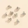 Brincos DIY Banhados a Cobre Ouro 18K Verdadeiro Acessórios de Joias Pingente Cor Dourada 14K Pingente Sino