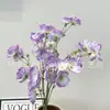 12 Amapolas Artificiales de Alta Apariencia y Caída para Boda, Hotel, Fotografía de Hogar, Video, Exhibición en Centro Comercial, Venta al por Mayor Transfronteriza