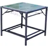 Ensamblaje Calefactor Plegable Mesa de Fuego de Acero Inoxidable Estufa Eléctrica Mesa de Comedor Cuadrada Calefactora Parrilla de Fuego para el Hogar Forma Cuadrada