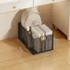 Caja de almacenamiento para libros con ruedas, perfecta para dormitorios estudiantiles, se puede colocar debajo del escritorio para guardar mochilas, un organizador móvil y práctico