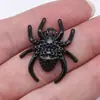 Accesorios de Aleación Hechos a Mano DIY Estilo Gótico Electróforesis Araña Negra Cruz Estrella de Cinco Puntas Calavera Mariposa Disco