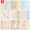 Tecido de Algodão Estampado com 60 Fios, Design Fresco e Floral, Adequado para Vestidos, Camisas e Bolsas de Mulheres e Crianças, em Estoque
