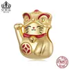 Serie de Fortuna de Año Nuevo Aiful Set de Colgante Pixiu Koi con Huella de Pata para Armar con Cuentas Set de Joyería de Plata S925
