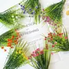 Flores artificiales, flores falsas, decoración de boda, escenografía, accesorios de fotografía, pequeños ramos de plantas acuáticas, flores de plástico, gypsophila