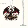Espada de poder acrílica transfronteriza, dragón, divertida, personalizada, decoración de coche, colgante, llavero, accesorio para bolsa