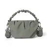Bolso Cruzado de Nailon Estilo Coreano, Bolso de Hombro Unisex, Bolso de Mano Plegado, Bolso para Teléfono Móvil, Bolso Cubo para Viajes al Aire Libre