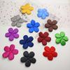Flores de Tela, Flores Verdes en Relieve, Accesorios para Ropa y Tocados, Ropa DIY, Zapatos, Bolsos, Accesorios, Flores Decorativas de Tela