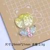 Hielo Transparente Brillo Tulipán Dibujos Animados Hecho a Mano DIY Accesorios para Joyería Pegamento de Crema Resina Pequeños Accesorios Material para Pasador