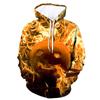 AliExpress Explosiones Digitales Estampado de Calabaza de Halloween Moda para Hombre y Mujer con Capucha Cordón Cuello Redondo 3D Sudaderas Cómodas