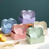 Plato para Escupir Huesos de Dibujos Animados para Escritorio del Hogar Plato Creativo de Concha Manzana Pequeño Plato de Amor Plato para Frutas Snacks Frutas Secas de Sala de Estar